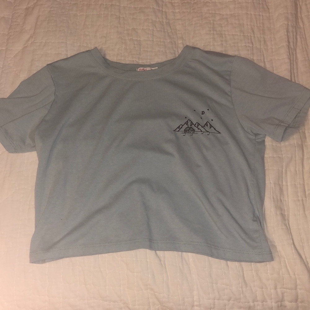 SHEIN cropped tee